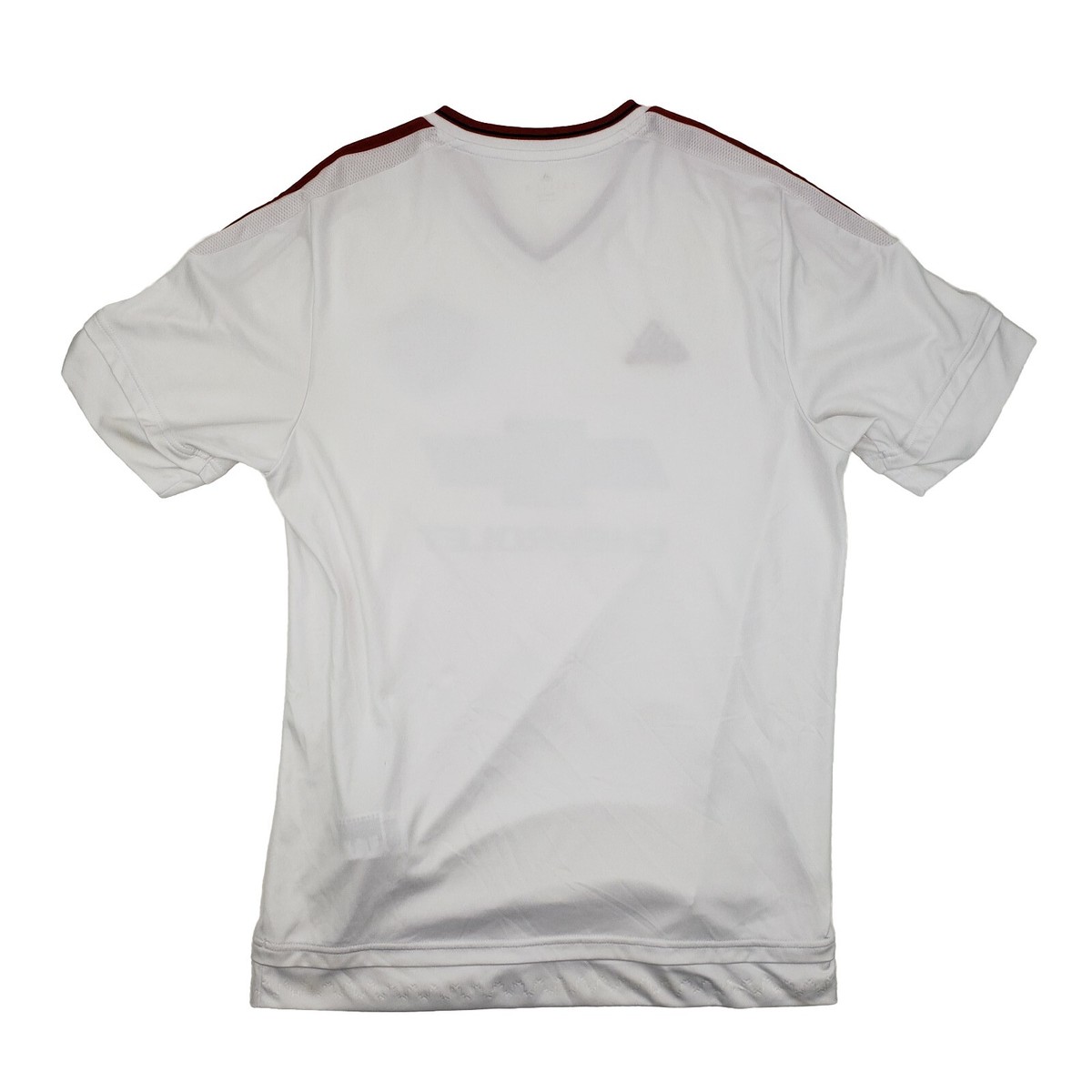 2015-2016 Adidas Manchester United Chevrolet Jersey White Away