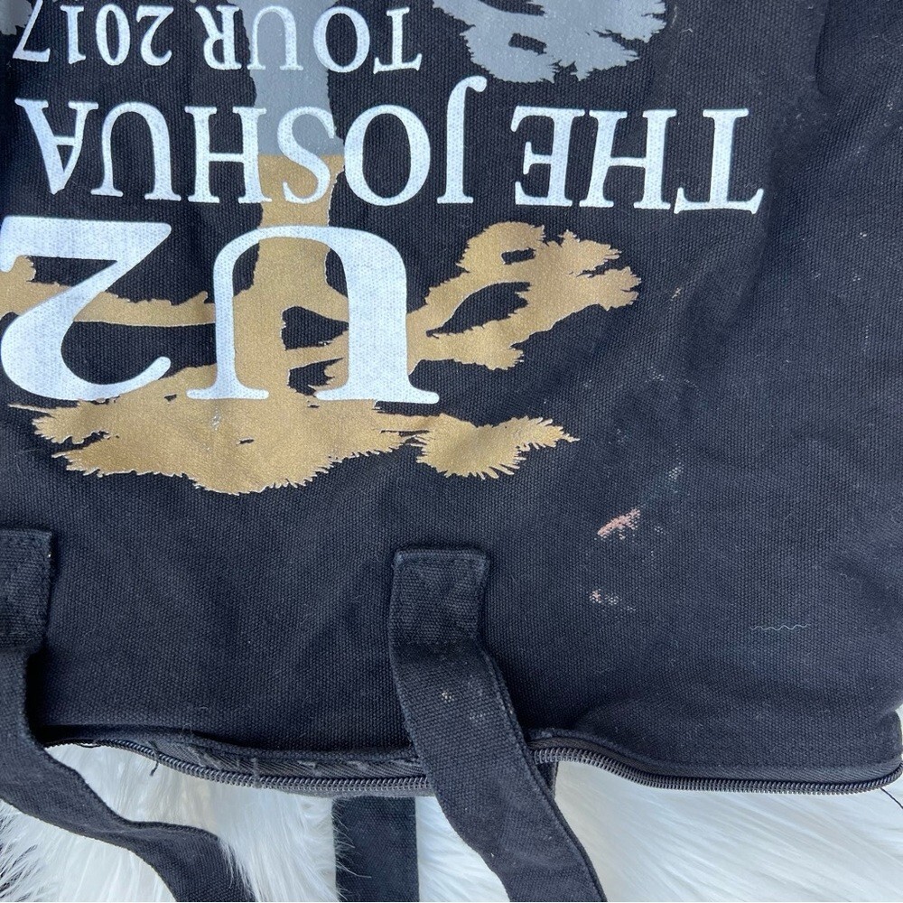 U2 Joshua Tree Black and Gold Canvas Bag | eBay