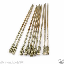 20Pcs 2mm Diamond Lapidary Drill Bits Hole Solid Bits Jewelry Tools for Stone