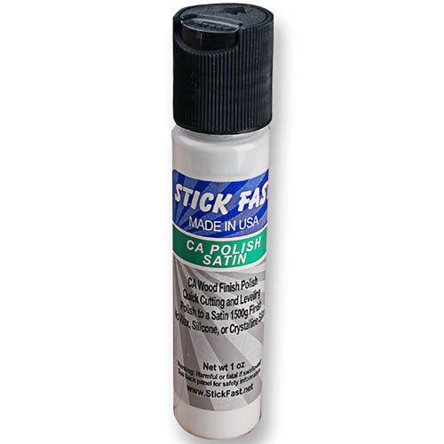 Stick Fast 290-1 CA Polish Satin Finish, 1 oz Capacity