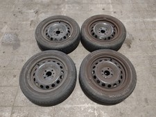 set 4 cerchi cerchioni 165/65R14 79T 14" gomme estive 80% FIAT PANDA PUNTO 500
