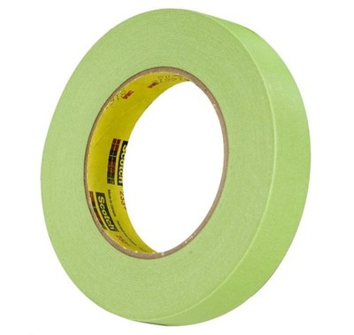 3M 26334 Scotch 233+ Green Automotive Tape, 3/4'' x 55m, 1 Roll