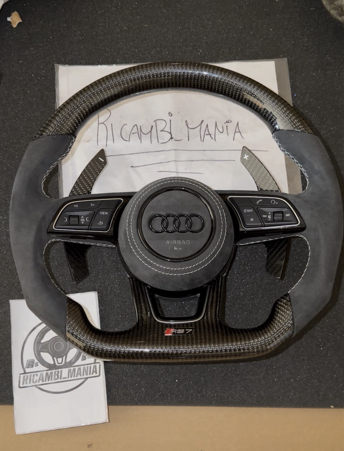 Volante In Fibra Di Carbonio E Alcantara Per tutti i modelli,VEDI DESCRIZIONE