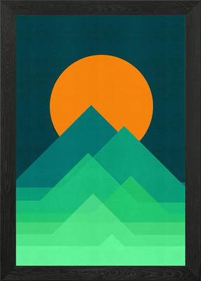Geometries X Gerahmtes Wandbild Poster Leinwanddruck Bild