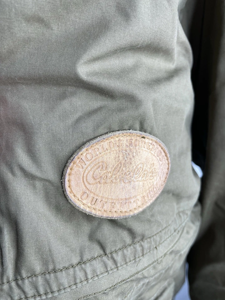 Vintage Cabelas Green Gortex Hunting Game Jacket Hooded Coat Size Large Mens VGC - Image 4 of 4