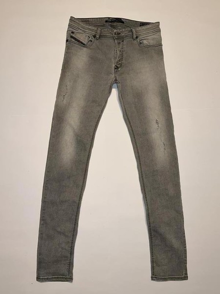 Men Diesel Jeans Grey Cotton 31