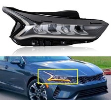 Right Passenger Side Headlight for 2021 2022 2023 Kia K5 LX EX LXS LED Headlamp