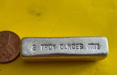 2 Troy Ounces  Fine Silver