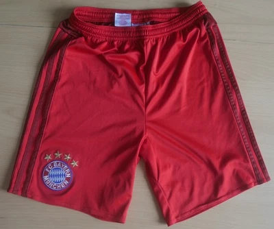 FC Bayern München Sporthose Courte 2015/16 Adidas Gr. 164 Rouge - Photo 1/4