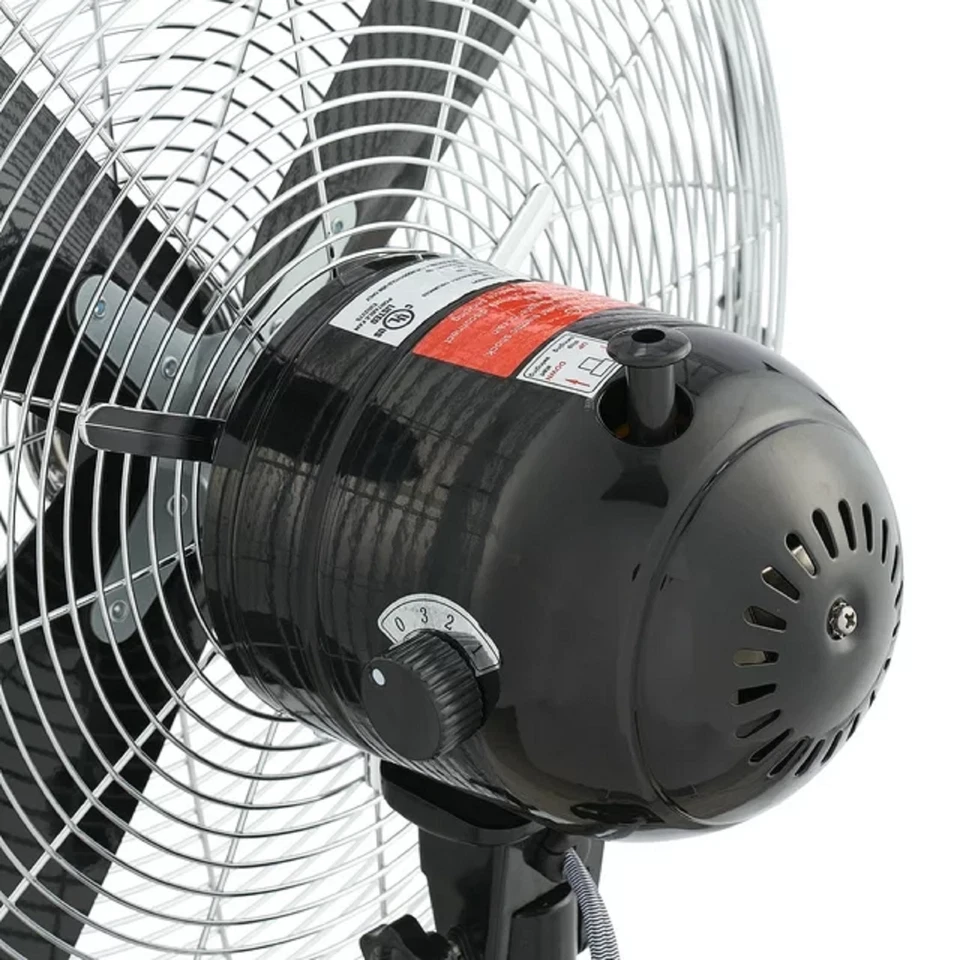 Better Homes & Gardens BHS436163273010 16 inch Retro 3-Speed Metal Stand Fan - Image 2 of 2