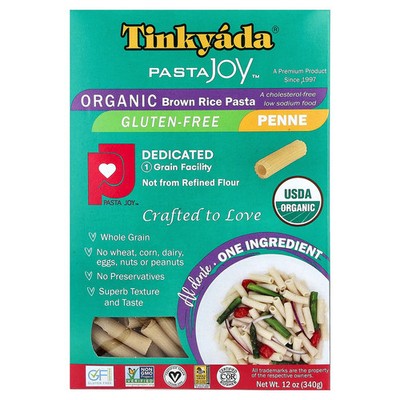 Organic Brown Rice Pasta, Penne, 12 oz (340 g)