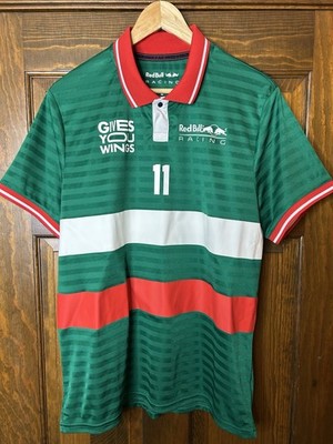 Red Bull Racing F1 2022 Sergio ''Checo'' Perez Team Polo Shirt Green Men's Large