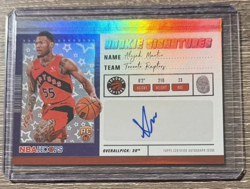 2025 Topps Signature Alijah Martin Base (RAW)