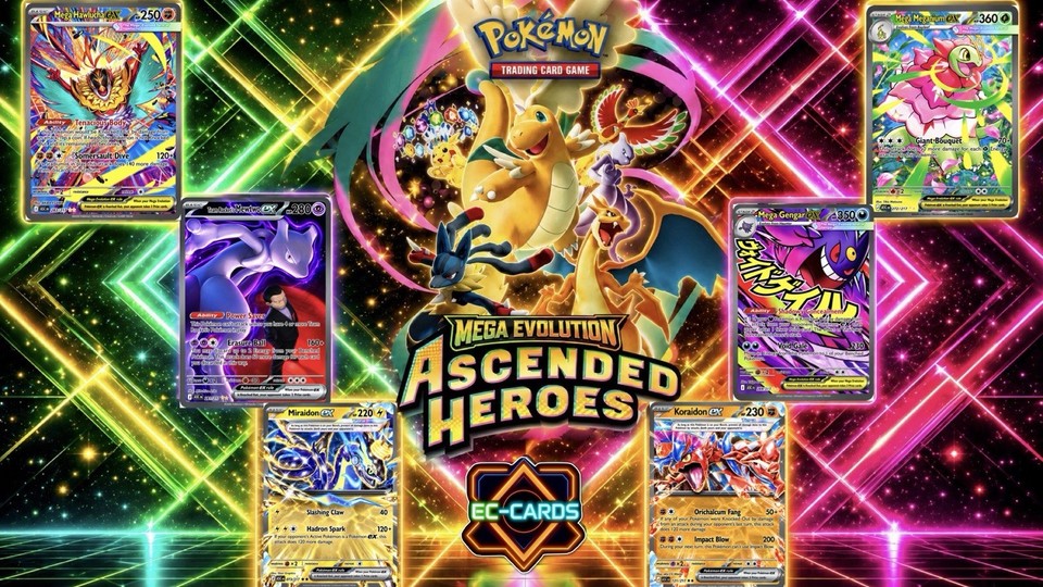 Ascended Heroes Pokémon cards,Poke Ball reverse holo,Ex ,Ultra Rare, English