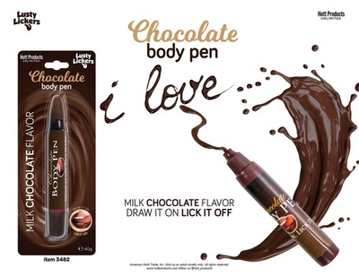 #ad Hott Products Milk Chocolate Body Pen Hp Htp3482 $10.09