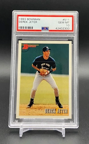 DEREK JETER - 1993 Bowman ROOKIE RC #511 Yankees - PSA 10 Gem Mint