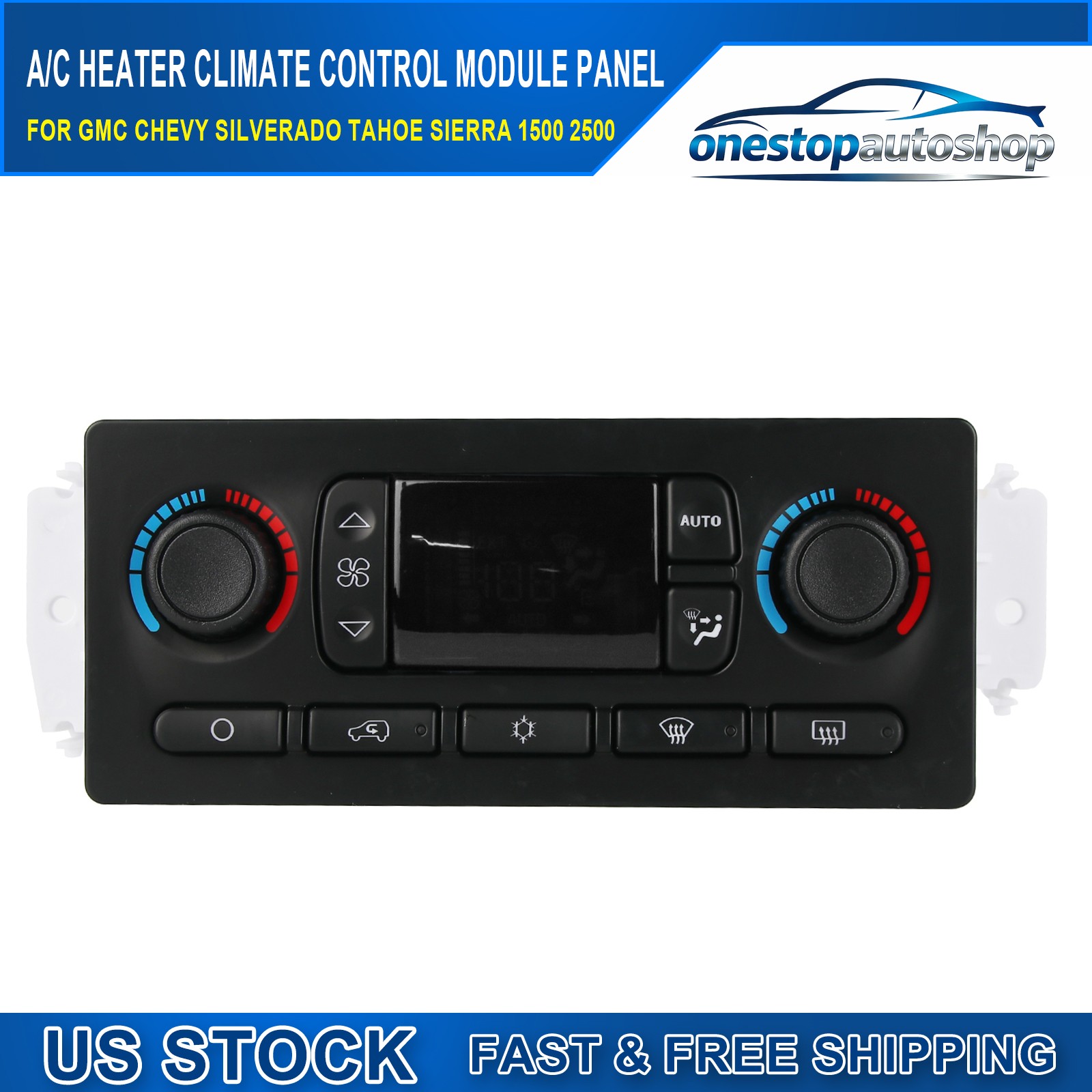 A/C Heater Climate Control Module Panel Switch For Cadillac Escalade 2003-2006