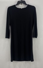Michael Kors Black Long-Sleeve Shirt Dress Size M