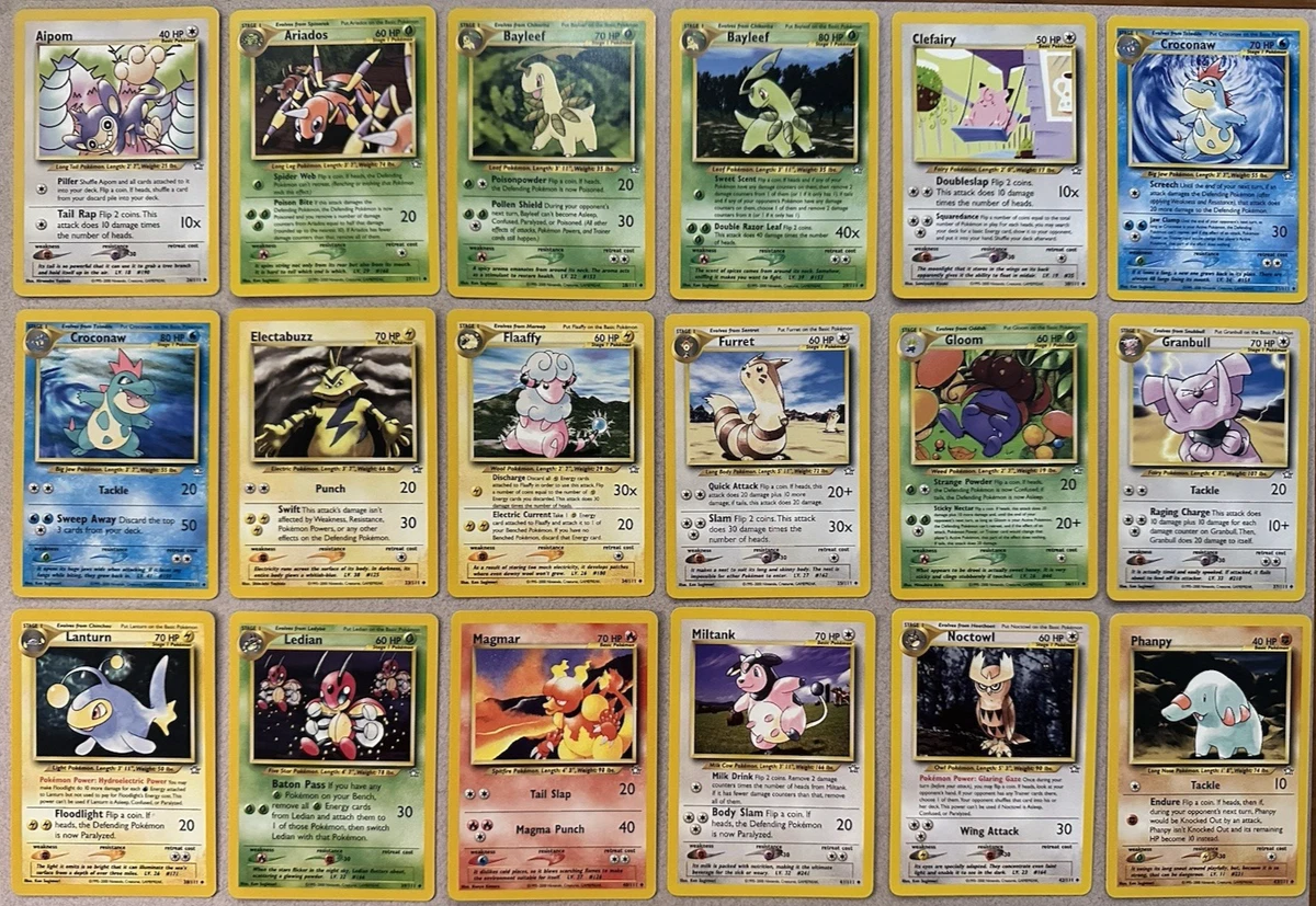 Neo Genesis Pokmon Trading Card Complete Sets | eBay