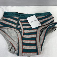 Calvin Klein Boys Brief M 8-10 Multicolor Cotton Stretch 3 Pack Underwear
