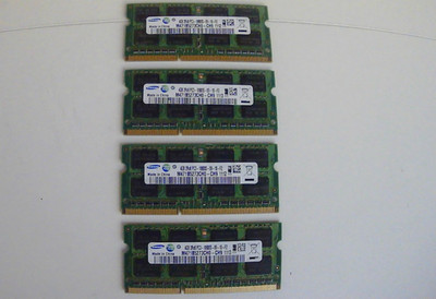 4GB 2Rx8 PC3-10600S-09-10-F2 DDR3 1333MHz Laptop RAM SODIMM M471B5273CH0