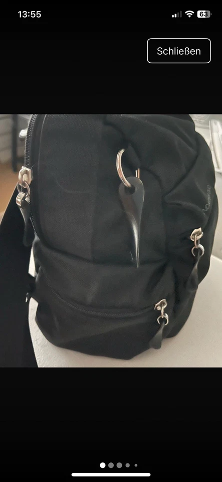 MANDARINA DUCK MD20 Backpack Rucksack Laptoprucksack Rucksack Black schwarz 