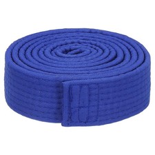 1.5"x6.5Ft 2m Polyester Taekwondo Colored Ranking Belt Blue