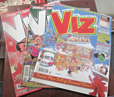 Viz Magazine recent copies x 3, Issues 329,330,, & 331. FREE POST UK