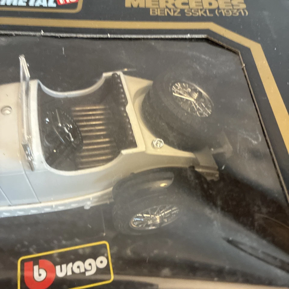  BURAGO Blanco MERCEDES BENZ SSKL 1931 DIECAST 1:18 COD. 3002 nuevo en caja Foto 3 de 4