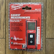 Milwaukee 48-22-9801 65ft Digital Laser Distance Meter Backlit Screen - New