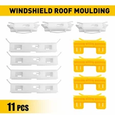 11pcs Windshield Roof Moulding Clips Repair Set Fits for 2007-2011 Honda Civic