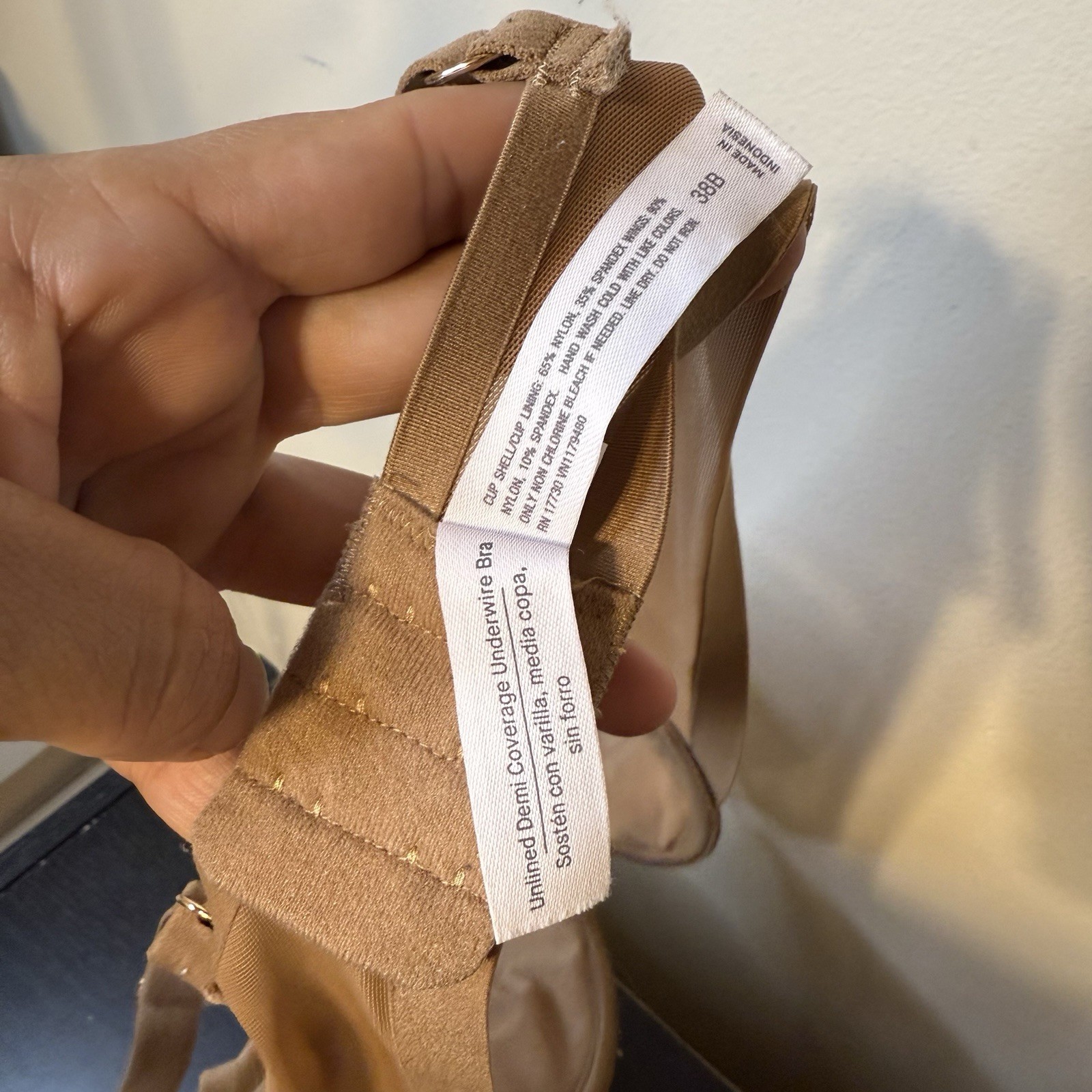 Auden Sheer Unlined Demi Coverage Sheer Underwire… - image 3