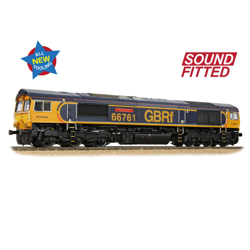 Bachmann 50-003SF OO Gauge Class 66/7 66761 Wensleydale GBRf Europorte DCC Sound