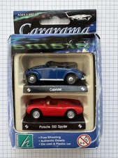 Cararama Cars Set of 2 VW Beetle & Porsche Spyder 550 NEW / BOXED 