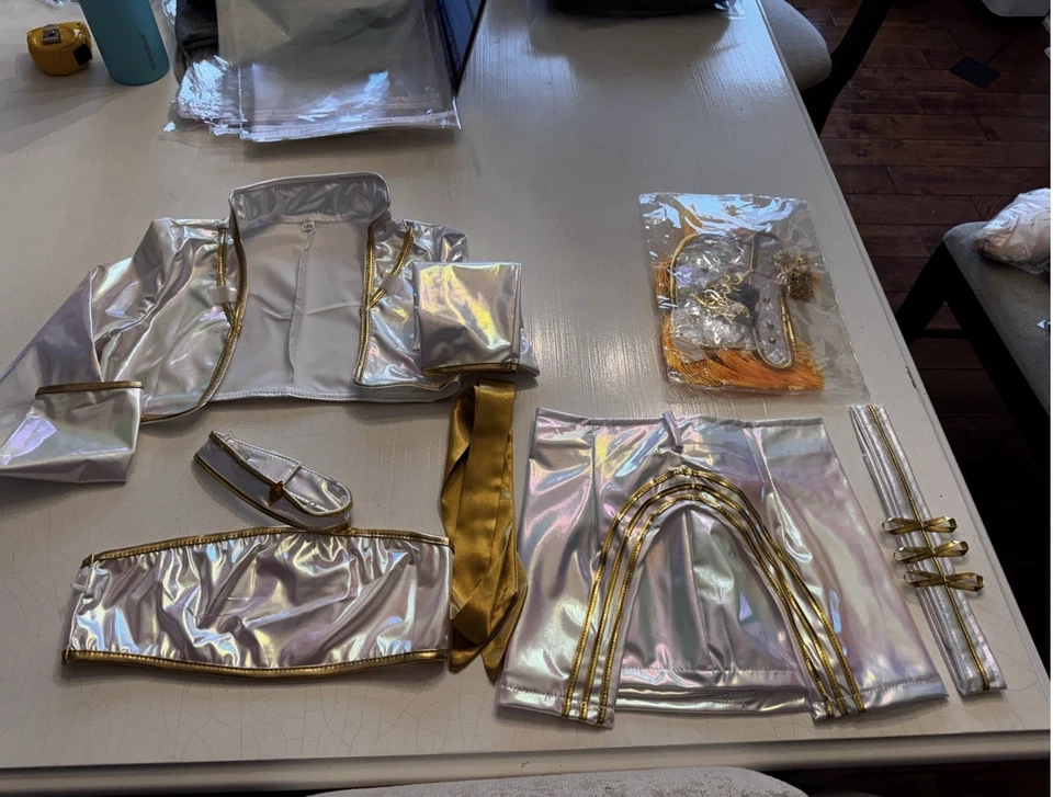 Conjunto de Disfraz, Conjunto de Falda Demonio Cantante Pop Conjunto para Niñas - Disfraz de Baile Talla 120 Foto 2 de 3