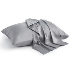 Pillow Cases Queen Size Set of 2, Rayon Derived from Bamboo, Cooling Pillow C...