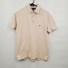 Tommy Hilfiger Collared Polo Shirt Men Size Small P Short Sleeve Regular Fit