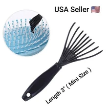 1PC Plastic Comb Cleaner Tool Comb Hair Brush Cleaner Cleaning Remover Embedded