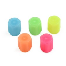 4 Stück/Universal Leuchtstoff Auto/Reifen Ventilkappe Leuchtend Fahrrad Reifen Ventilschaft Kappe