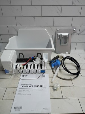 LG Ice Maker Kit LK50C.ASWCNA1 Parts Only Open Box Manual Valve Bin Open Box