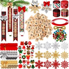676 Pcs Christmas Ornament Kits DIY Christmas Crafts for Adults Letter Tiles ...