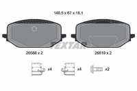 Bremsbelagsatz FÜR Peugeot 508 II (Fb , FH , F3 ) - Textar 2658801