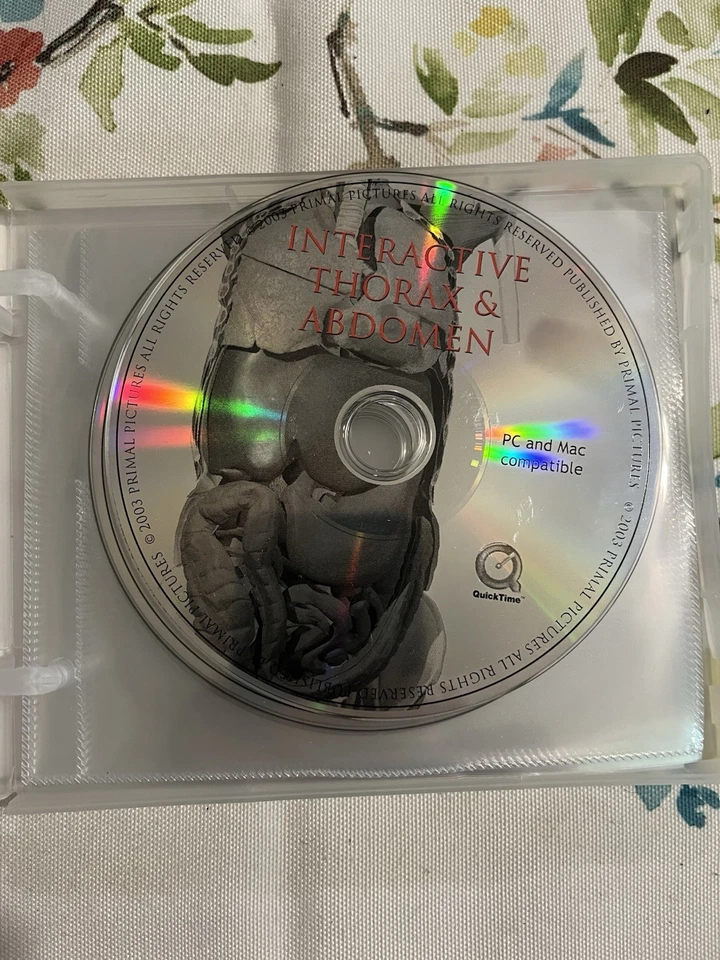 Primal 3D Interactive Series Complete Human Anatomy PC MAC 9 CD-Rom Set - Image 3 of 4