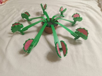 Venus fly trap bag clip , 3D gedruckte  fleischfressendes tüten clips