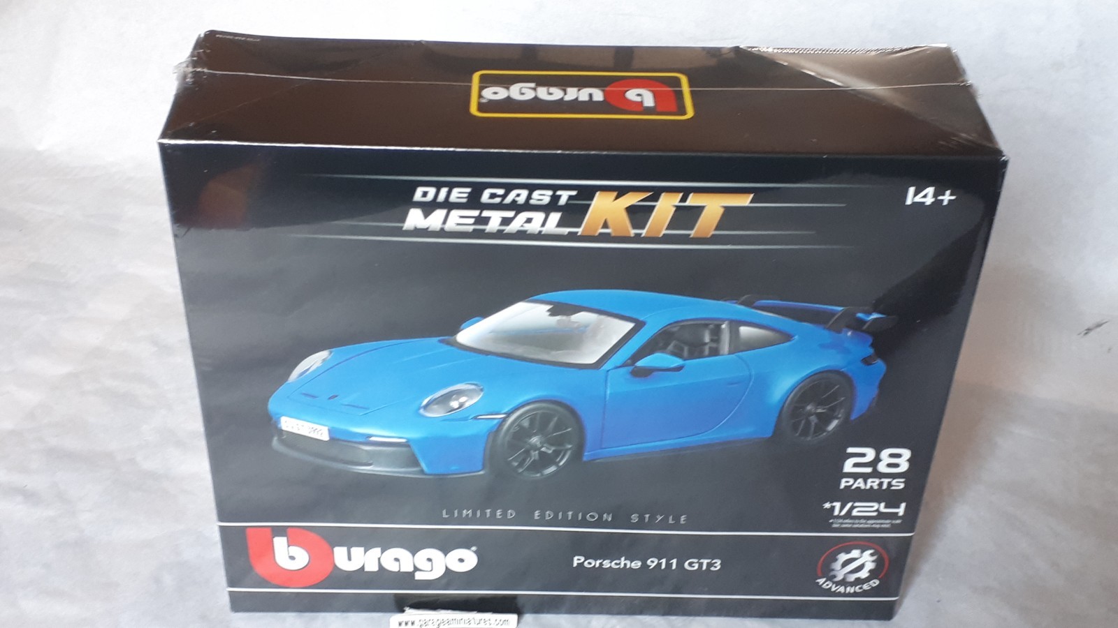 Maquette Porsche 911 GT3 Burago 1/24 Montage Facile Metal