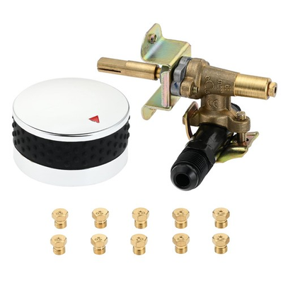 #ad Natural Gas Conversion Control Valve Kit with LP Gas Orifices Nozzle for Outl $22.67