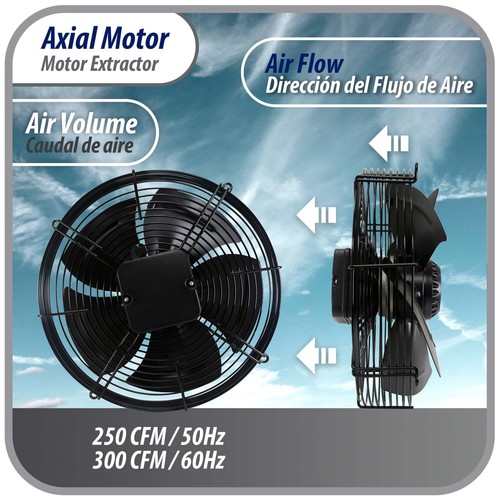 Appli Parts AXF-200 7-7/8 in Axial Fan Motor Guard Mounted Fan Blade 220 V, 1 Ph - Picture 8 of 8