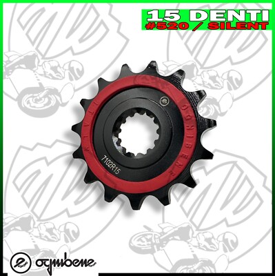 PIGNONE IN ACCIAIO SILENT OGNIBENE 15 DENTI KAWASAKI ZX-6R 600