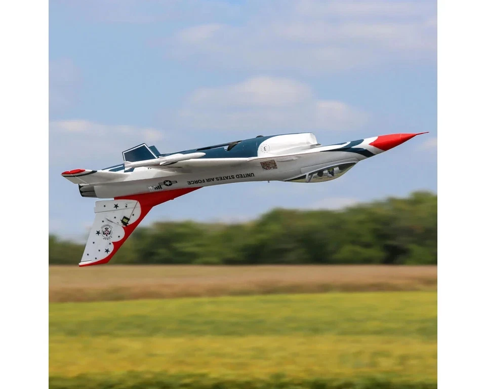 E-flite EFlite F-16 F16 70mm Thunderbirds EDF BNF Basic Jet Airplane AS3X & SAFE - Image 3 of 4
