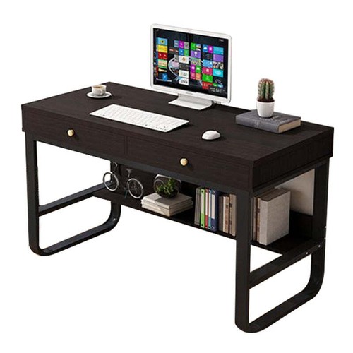 Foret Computer Desk Study Home Office Table Student Drawer Workstation Storage - Picture 10 of 12